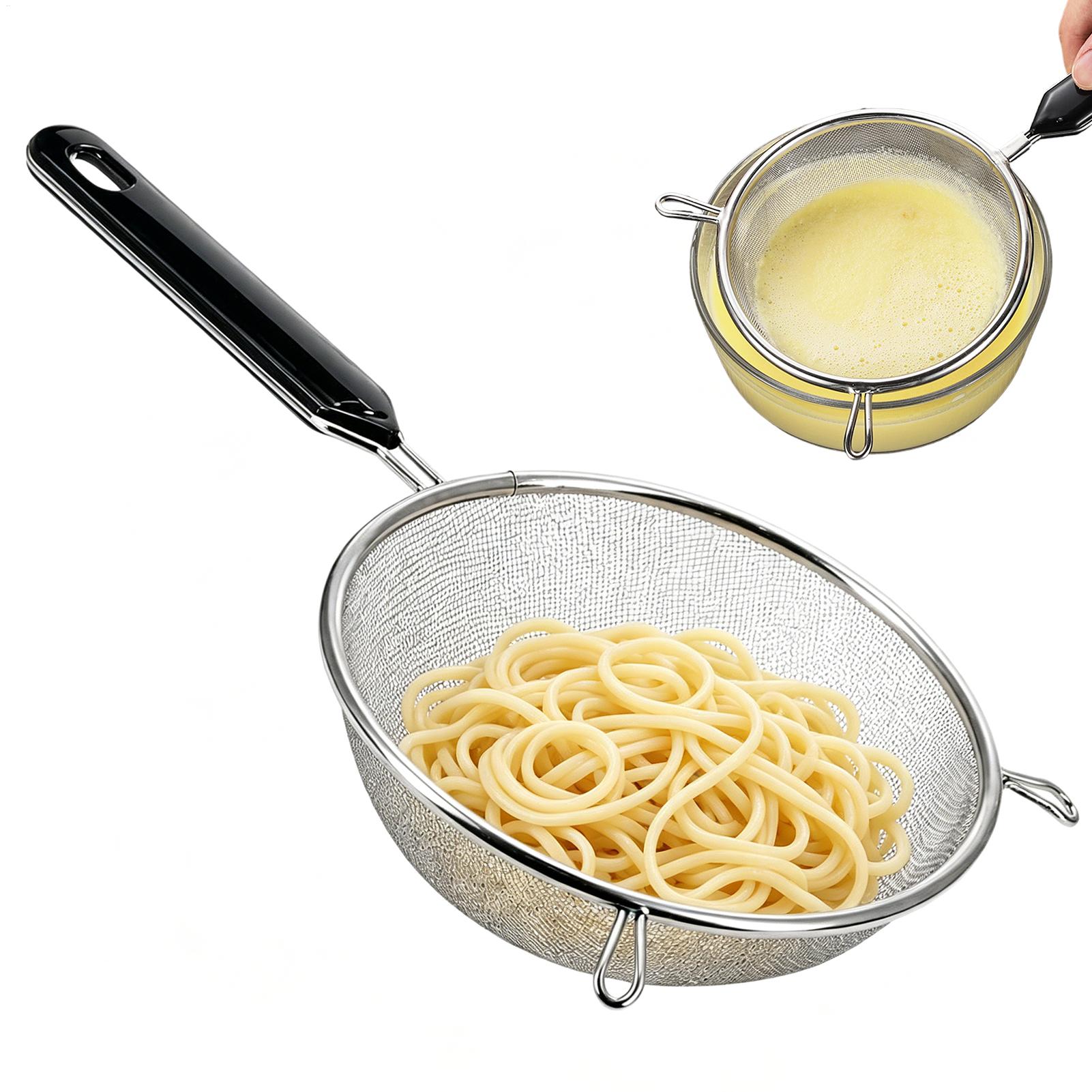 Home Cooking Fried Rice - Mutfak Süzgeci Kaşık Paslanmaz Çelik Elekli