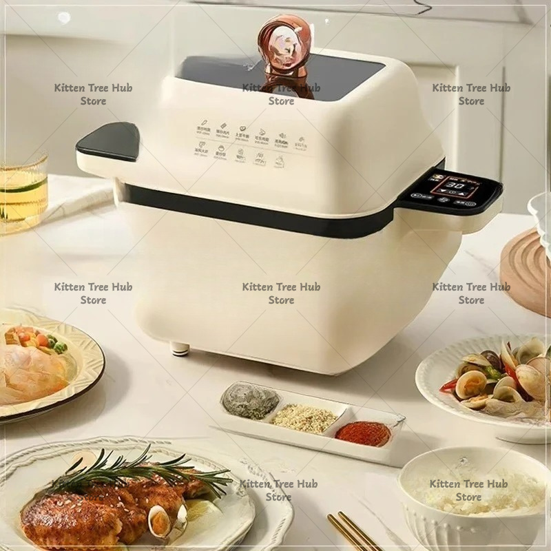 Home Cooking Fried Rice - Otomatik Pişirme Robotu Tam Otomatik Döner