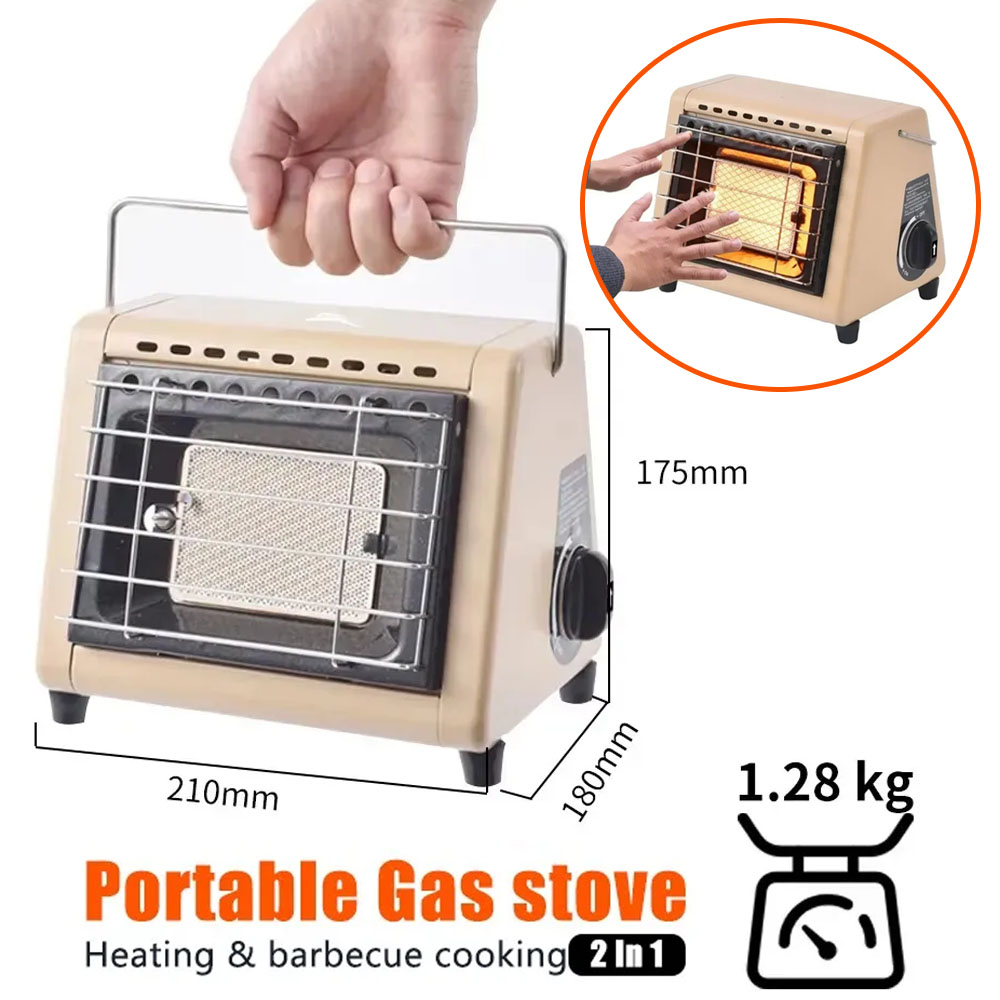 Taşınabilir 2'si 1 Arada Gazlı - Home Cooking Heater incelemesi ve fiyatı