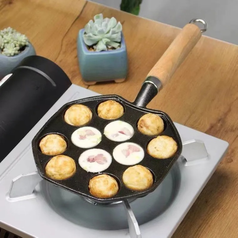 Pişirme Takoyaki Pan 14 delik  - Dosa Pan Iron incelemesi ve fiyatı