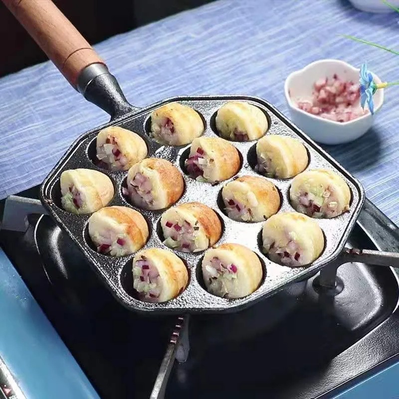 Pişirme Takoyaki Pan 14 delik  - Dosa Pan Iron incelemesi ve fiyatı
