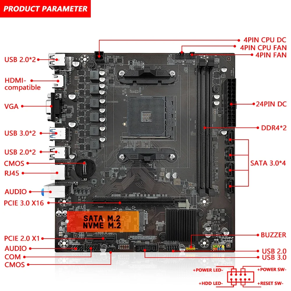 MACHINIST B450 Anakart AMD İşl - Home Cooking Videos incelemesi ve fiyatı
